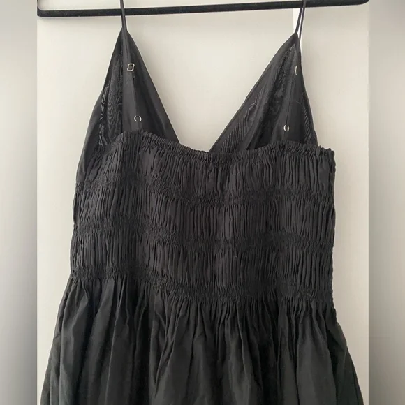 Moon River V neck midi dress in black - Picture 5 of 5